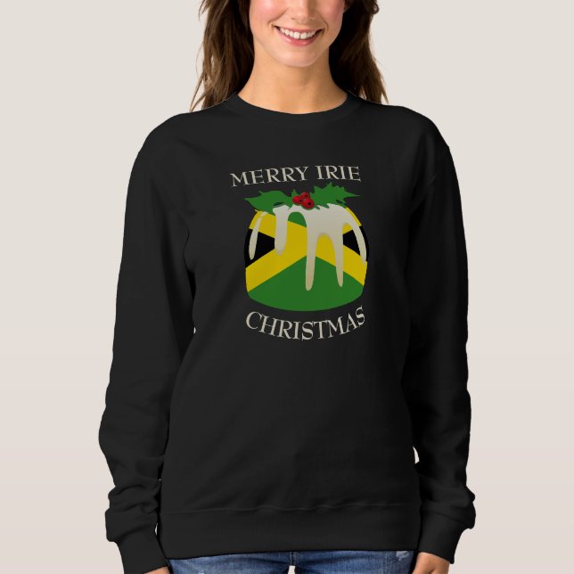 Roligt Patriotic | JAMAICA FLAGGA | Julpudding T Shirt (Framsida)