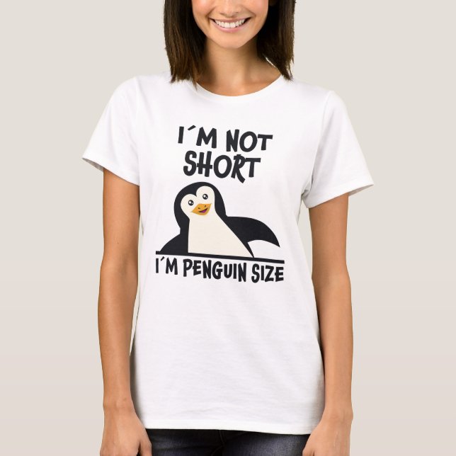 Roligt Penguin Quote Design Little Tiny Penguins G T Shirt (Framsida)