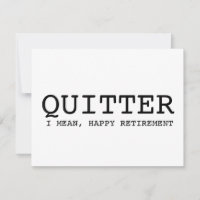 roligt pension-kort | quitter, i elak lycklig reti