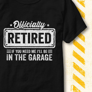 Roligt Pensionär Citat Garage Bilar Officiellt Pen T Shirt