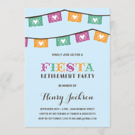 Roligt pensionparty för Fiesta | Inbjudningar
