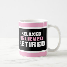 Roligt pensionspresent åt pensionärer kaffemugg