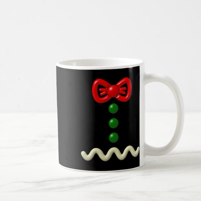 Roligt Pepparkaksgubbe Costume Halloween Gift Kaffemugg (Höger)