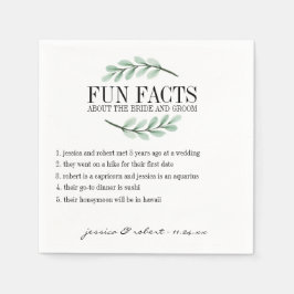 Roligt Personlig Eucalyptus Grenar Pappersservett