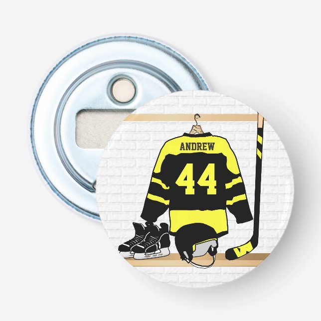 Roligt personlig Ice hockey-utformning Flasköppnare (Framsidan)