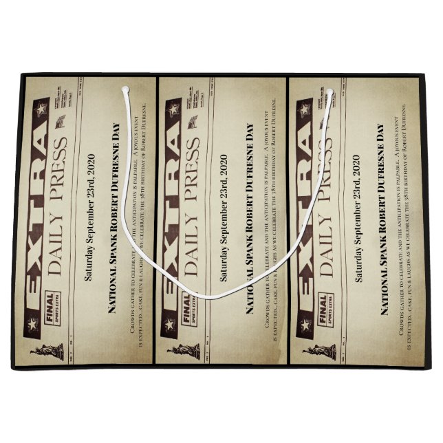 Roligt Personlig Newspaper Headline (Framsidan)