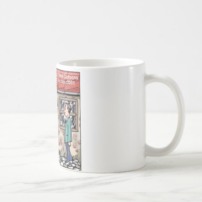 Roligt Pesten På Ditt Hus Kaffemugg (Höger)