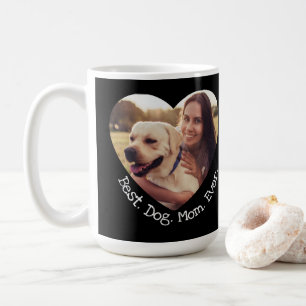 Roligt Pet Photo Anpassa det bästa Hund-Mamman n Kaffemugg