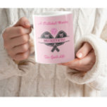 Roligt Pickleball Gal Paddles eget namn Monogram Kaffemugg<br><div class="desc">Pickleball Gal förtjänar verkligen ett kaffe mugg som berättar om historien - hon leker kärlek och "bran livet" gör påstående för henne. Hennes initialer / monogram på paddlarna och hennes namn på grund. Roligt och unik. För dig själv eller gör en underbar gåva. Alla designfrågor, skicka bara ett e-postmeddelande till...</div>
