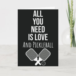 Roligt Pickleball-kort för spelare eller älskare Kort
