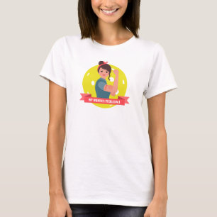 Roligt Pickleball kvinna namn för lag för T Shirt