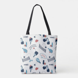 Roligt Pickleball Tote Bag Tygkasse