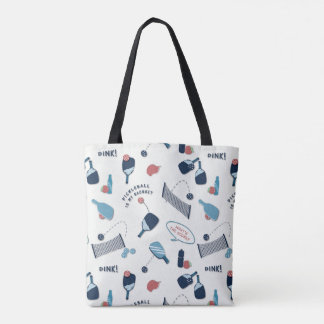 Roligt Pickleball Tote Bag Tygkasse
