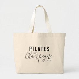 Roligt Pilates First Champagne Senare Fitness Work Jumbo Tygkasse