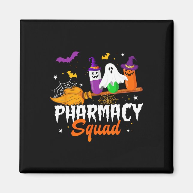 Roligt Pills Pharmacy Squad Pharmacist Technician  Magnet (Framsidan)