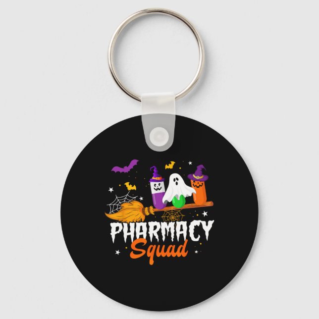 Roligt Pills Pharmacy Squad Pharmacist Technician  Nyckelring (Framsida)