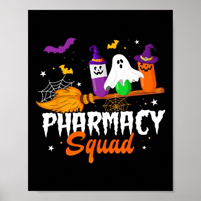 Roligt Pills Pharmacy Squad Pharmacist Technician  Poster (Framsidan)
