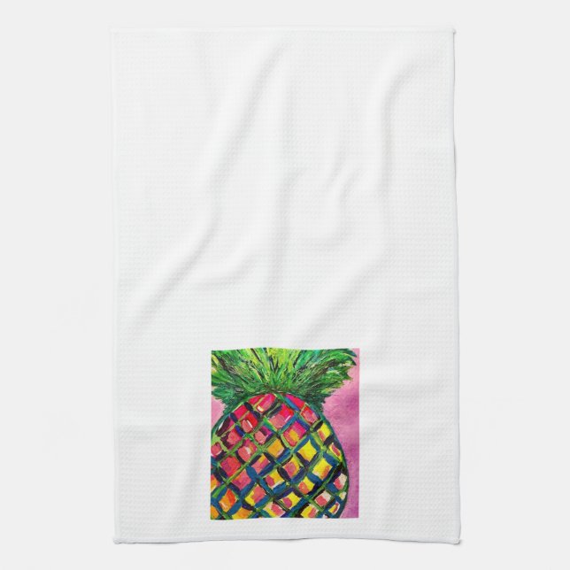 Roligt Pineapple Tea Towel Kökshandduk (Vertikal)
