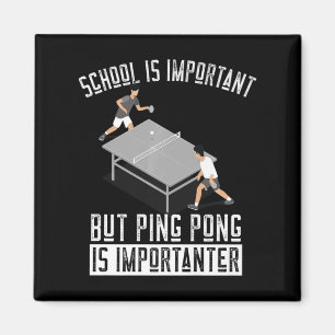 Roligt Ping Pong Player Bord Tennis Gift Magnet