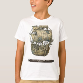 Roligt piratskepp för barn t shirt
