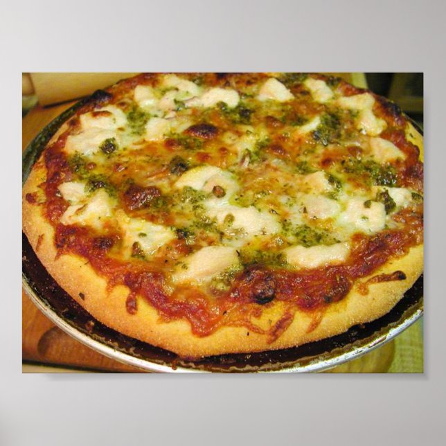 Roligt Pizza Paj Poster (Framsidan)