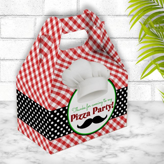 Roligt Pizza Party Tack Presentaskar (Skapare uppladdad)