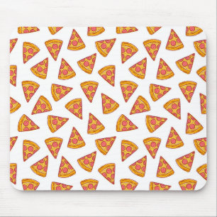 Roligt Pizza Slice Mönster Musmatta
