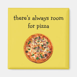 Roligt Pizzatema Magnet