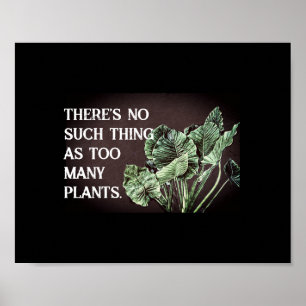 roligt plant älskare citerar fet naturfoto konst v poster