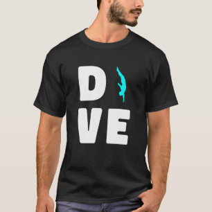 Roligt Platform Diver Springboard Diver T Shirt