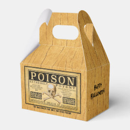 Roligt "POISON" Halloween Design Design Presentaskar
