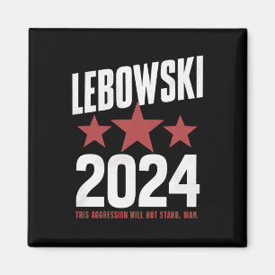Roligt politiskt namn Lebowski politiskt val Magnet