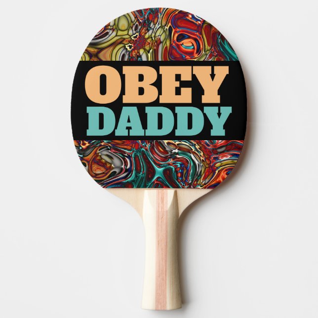 Roligt PONG PADDLES PADDY PADDLE Pingisracket (Framsidan)