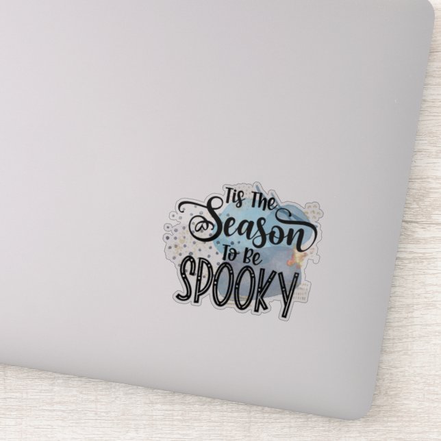 Roligt, pooky Halloween-citat Klistermärken (Detalj)