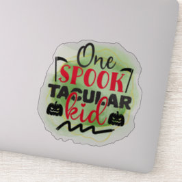 Roligt, pooky Halloween-citattecken, stämpel Klistermärken