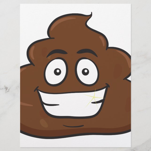roligt poop emoji (Framsida)