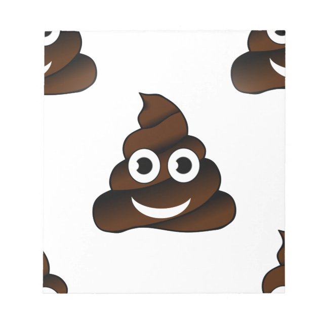 roligt poop emoji anteckningsblock (Framsida)