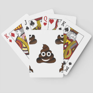 roligt poop emoji casinokort