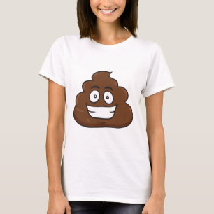 roligt poop emoji t-shirt