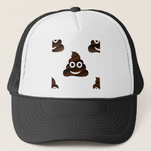 roligt poop emoji truckerkeps