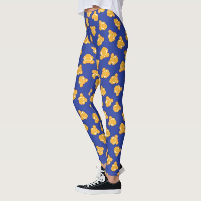 Roligt Popcorn Mönster Leggings (Vänster)