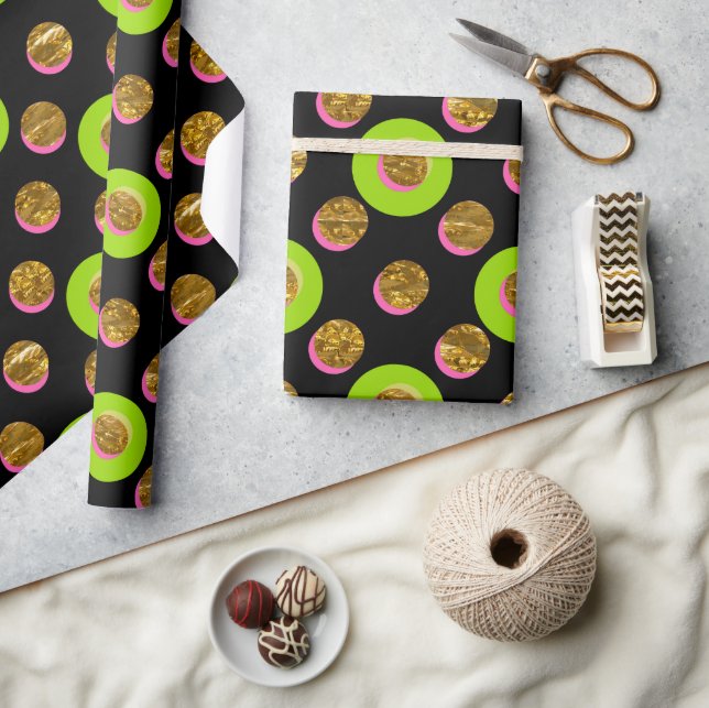 Roligt - popping Cheer för Runda Sylinders Presentpapper (Hantverk)