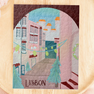 Roligt Portugisiska vintern Lissabon Pussel
