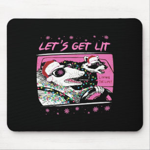 Roligt Possum Raccoon Lets Get Sopor Street Rosa C Musmatta
