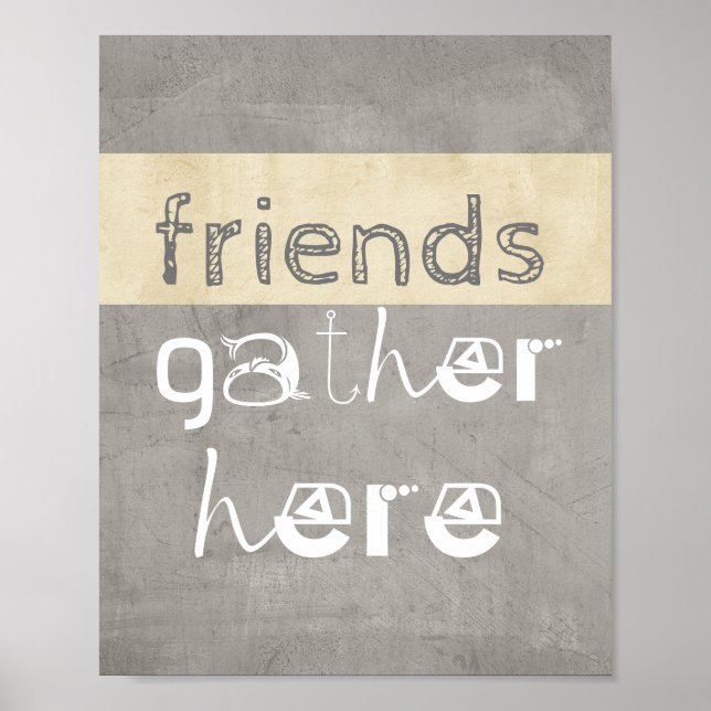 roligt poster offertvänner samlas här (Framsidan)