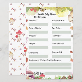 roligt Predictions Baby Shower Game svamp