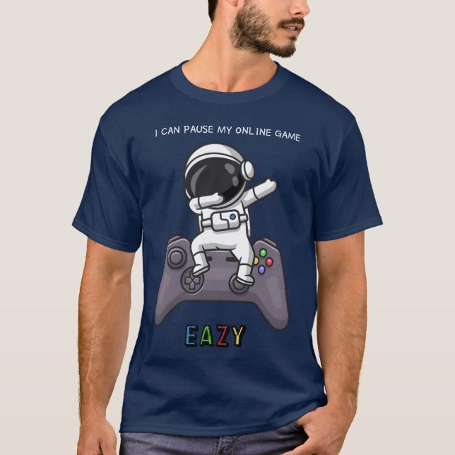 Roligt present för onlinespel t shirt (Framsida)