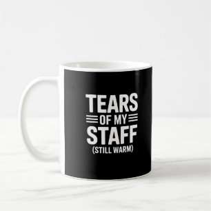 Roligt present till chef Tårar från min personal K Kaffemugg