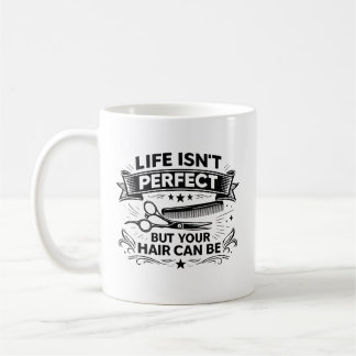 Roligt present till frisör för kosmetolog kaffemugg