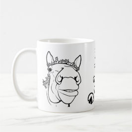 Roligt present till hästälskare, fantasifull lada, kaffemugg